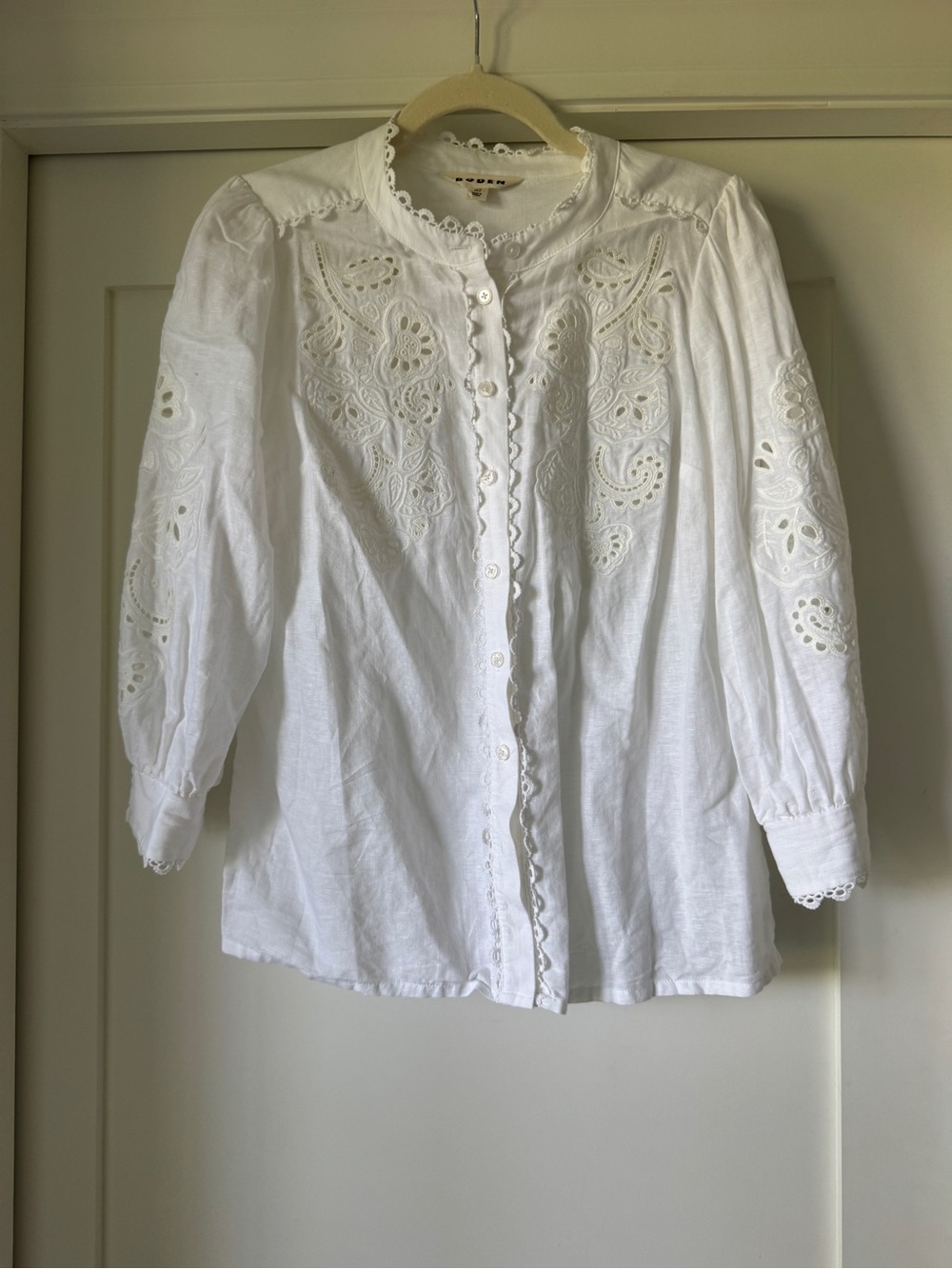 Boden Alicia Cutwork Top